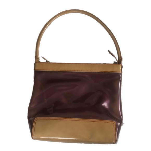 Monsac Handbags - MONSAC Vintage jelly tote in pink with tan straps